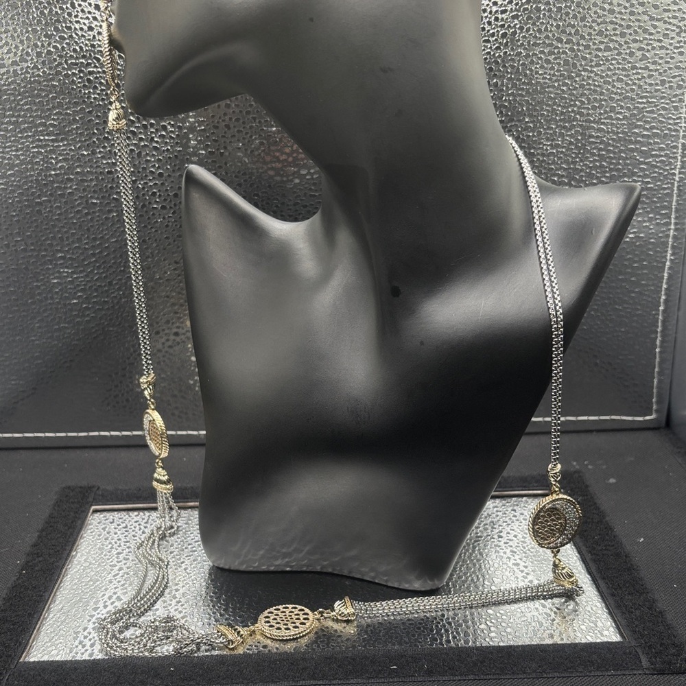 Elegant Silver and Gold Women's Necklace